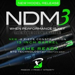 PURE SPORTS 2022 Pure NDM3 13" Endload NSA / USSSA Slowpitch Softball Bat: NDM3