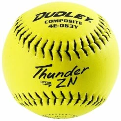 Dudley NSA Thunder ZN Hycon 11" 52/275 Composite Slowpitch Softballs: 4E-063Y