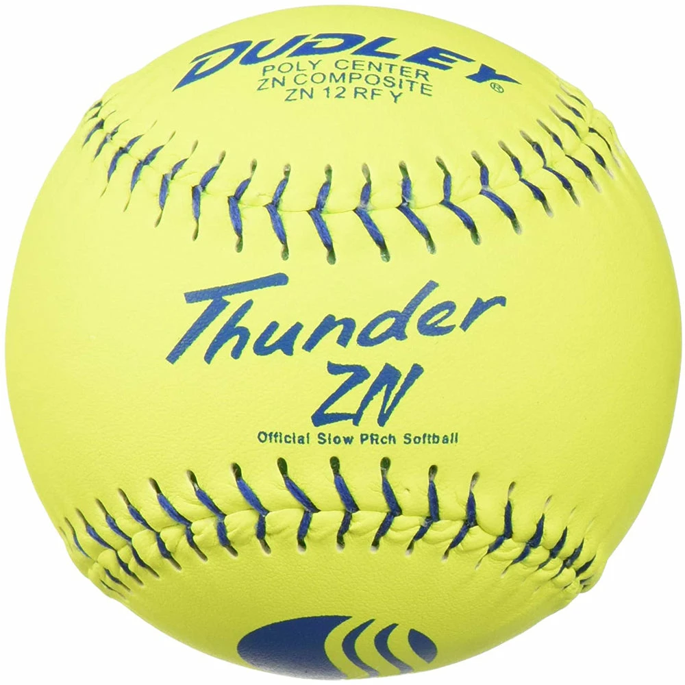 Dudley USSSA Thunder ZN Classic M 12" 40/325 Composite Slowpitch Softballs: 4U-540Y 1 Dudley USSSA Thunder ZN Classic M 12" 40/325 Composite Slowpitch Softballs: 4U-540Y