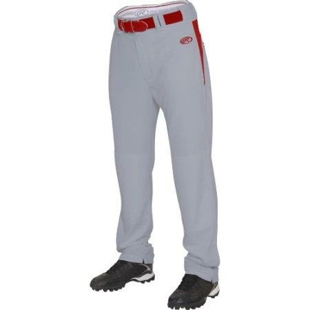 Rawlings Adult Semi-Relaxed V-Notch Plated Baseball Pants: BPVP2 2 Rawlings Adult Semi-Relaxed V-Notch Plated Baseball Pants: BPVP2 - Image 2