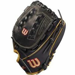 Wilson A2000 SCV125 12.5" Fastpitch Glove: WBW100222125 -Easton shop 7b773eeb924bac47e41c8845a7f52d9375658ce9 WBW100222 2 A2000 P OF V125 125 Black Gold BlackSnakeSS