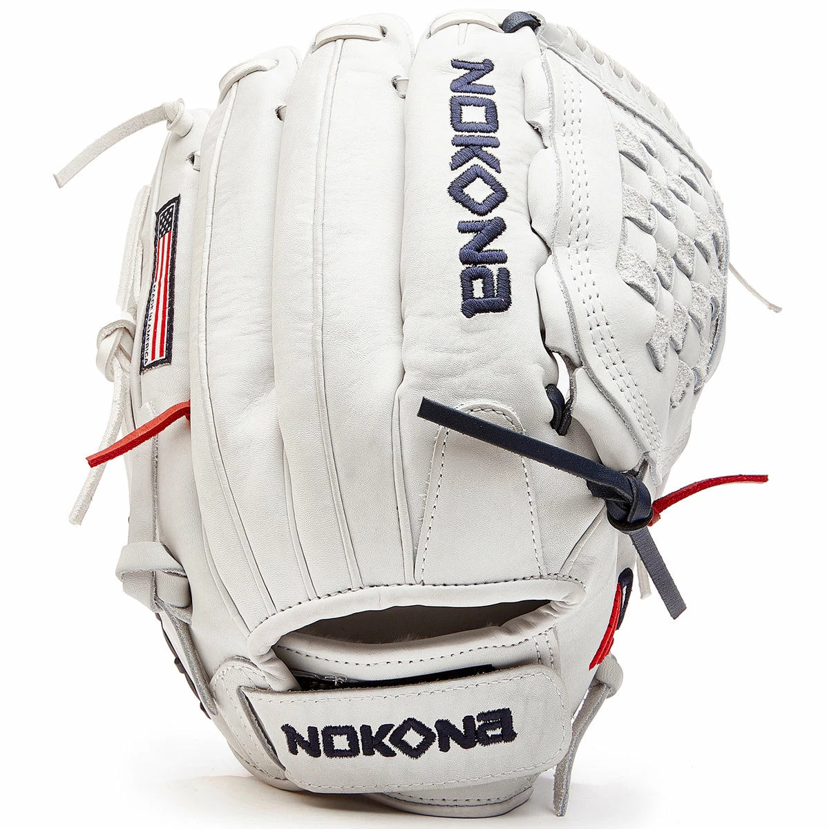Nokona American KIP 12" Fastpitch Glove: A-V1200-WH 1 Nokona American KIP 12" Fastpitch Glove: A-V1200-WH