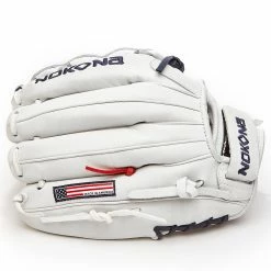 Nokona American KIP 12" Fastpitch Glove: A-V1200-WH 7 Nokona American KIP 12" Fastpitch Glove: A-V1200-WH -Easton shop A White V1200C nokona ballglove 2