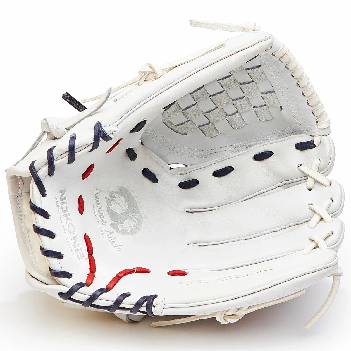 Nokona American KIP 12" Fastpitch Glove: A-V1200-WH 2 Nokona American KIP 12" Fastpitch Glove: A-V1200-WH - Image 2