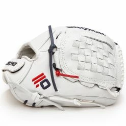 Nokona American KIP 12" Fastpitch Glove: A-V1200-WH 6 Nokona American KIP 12" Fastpitch Glove: A-V1200-WH -Easton shop A White V1200C nokona ballglove 4