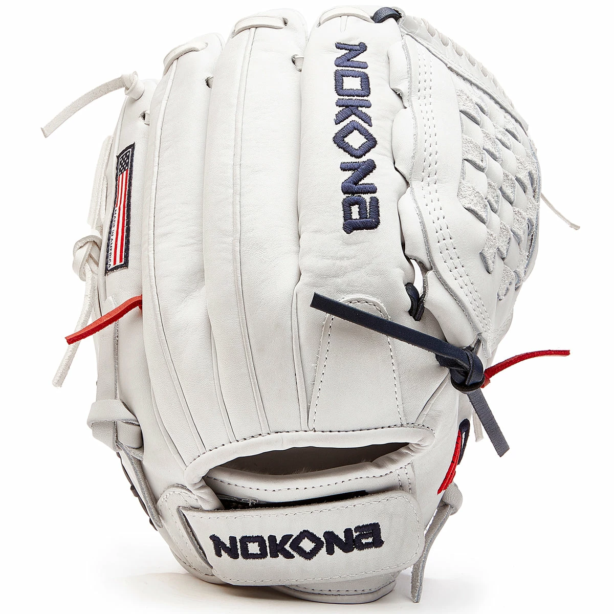 Nokona American KIP 12.5" Fastpitch Glove: A-V1250-WH 1 Nokona American KIP 12.5" Fastpitch Glove: A-V1250-WH