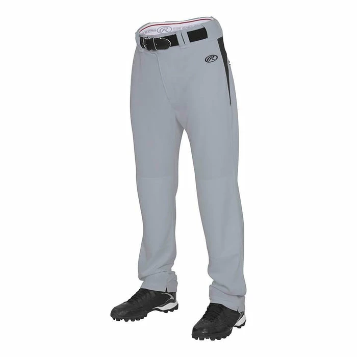 Rawlings Adult Semi-Relaxed V-Notch Plated Baseball Pants: BPVP2 3 Rawlings Adult Semi-Relaxed V-Notch Plated Baseball Pants: BPVP2 - Image 3
