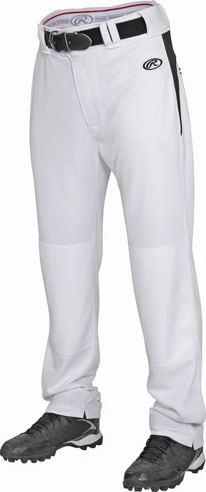 Rawlings Adult Semi-Relaxed V-Notch Plated Baseball Pants: BPVP2 4 Rawlings Adult Semi-Relaxed V-Notch Plated Baseball Pants: BPVP2 - Image 4