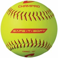 Champro Sports Champro SAFE-T-SOFT Duracover 12" Composite Fastpitch Softballs: CSB62