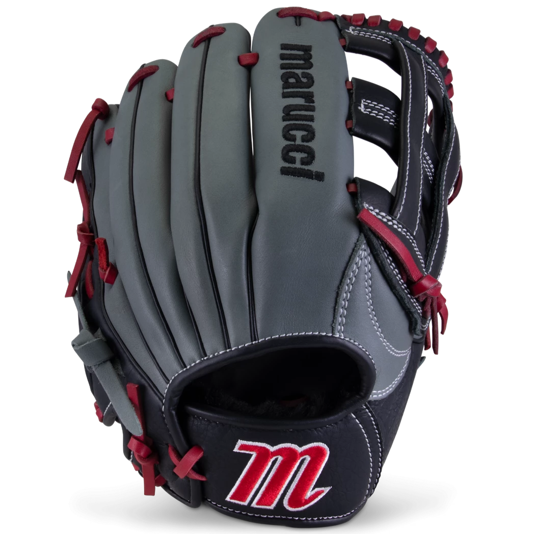 Marucci Caddo S Type 12" Baseball Glove: MFGCADD1200-GY/R 1 Marucci Caddo S Type 12" Baseball Glove: MFGCADD1200-GY/R