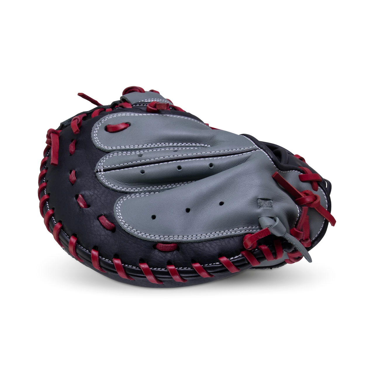 Marucci Caddo S Type 31" Baseball Catcher's Mitt: MFGCADD3100-GY/R 4 Marucci Caddo S Type 31" Baseball Catcher's Mitt: MFGCADD3100-GY/R - Image 4