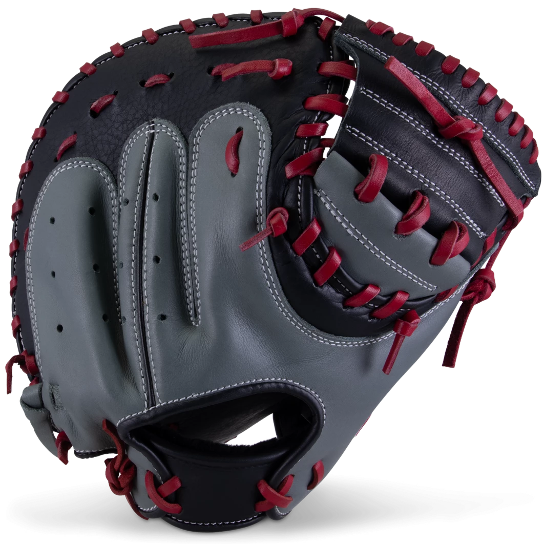 Marucci Caddo S Type 31" Baseball Catcher's Mitt: MFGCADD3100-GY/R 1 Marucci Caddo S Type 31" Baseball Catcher's Mitt: MFGCADD3100-GY/R