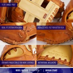 Easton Morgan Stuart Professional Collection Signature Series 11.75" Fastpitch Softball Glove: MJS1878 9 Easton Morgan Stuart Professional Collection Signature Series 11.75" Fastpitch Softball Glove: MJS1878 -Easton shop MJS18781