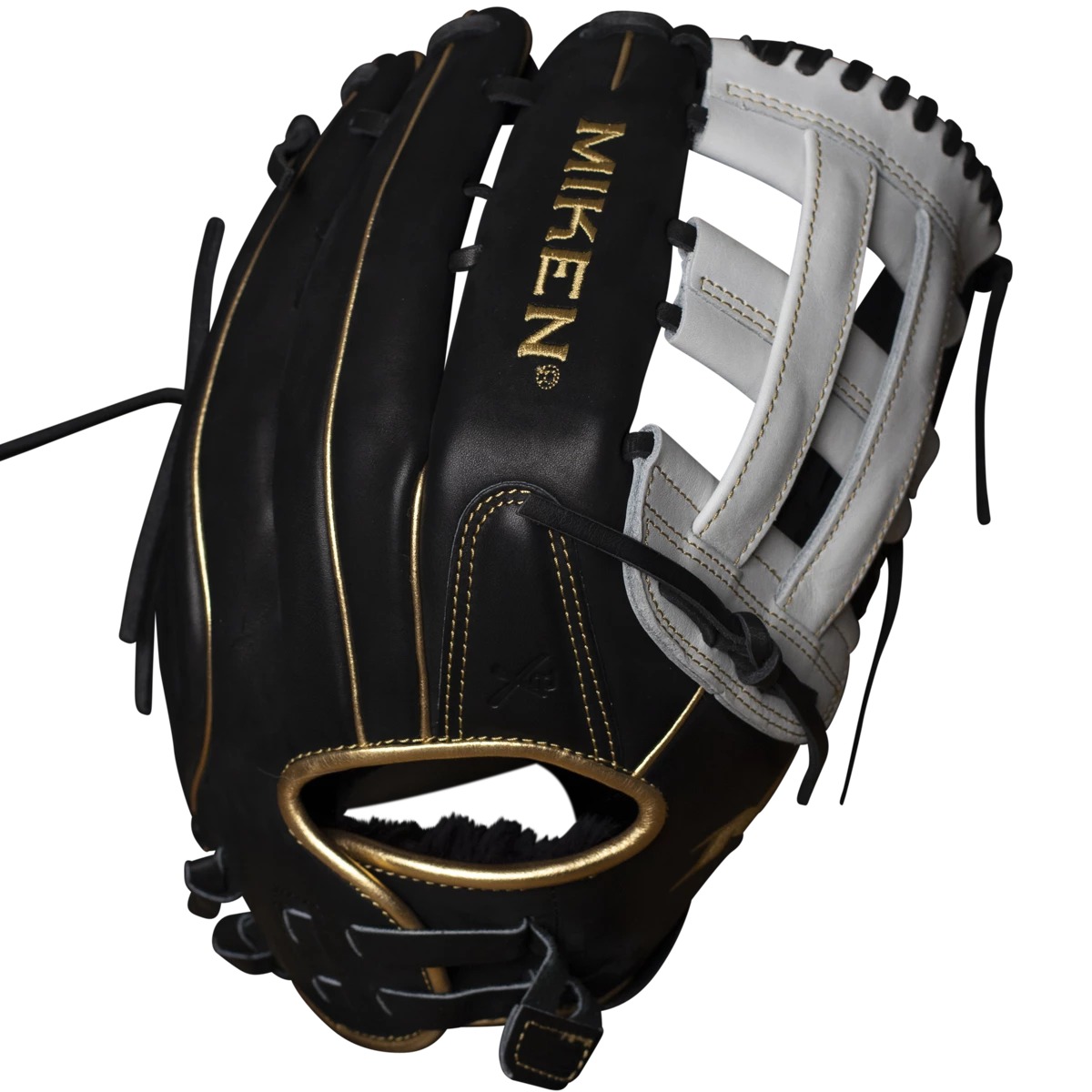 Miken Pro Series Freak GOLD 15" Limited Edition Slowpitch Glove: PRO150-BWG 1 Miken Pro Series Freak GOLD 15" Limited Edition Slowpitch Glove: PRO150-BWG
