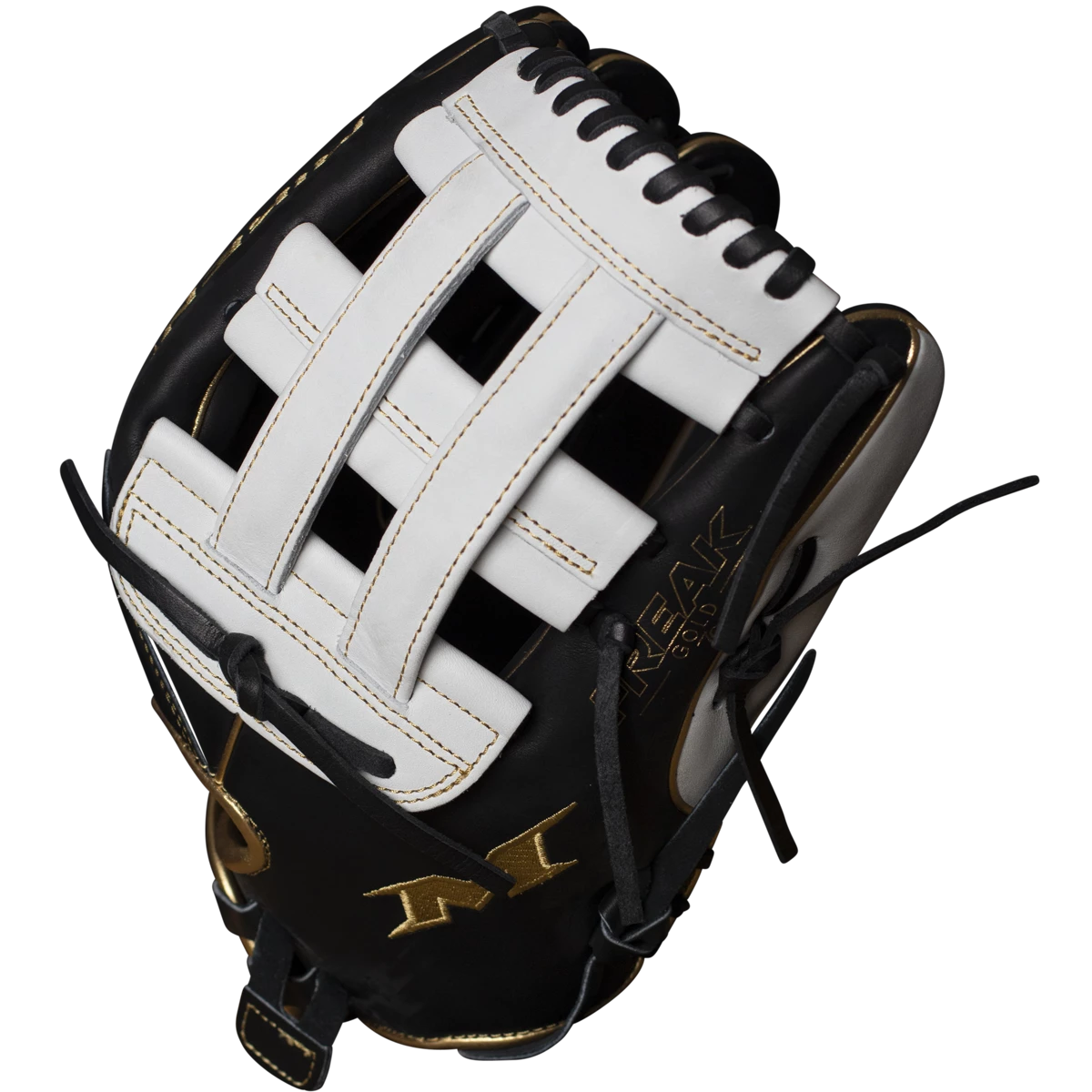 Miken Pro Series Freak GOLD 15" Limited Edition Slowpitch Glove: PRO150-BWG 2 Miken Pro Series Freak GOLD 15" Limited Edition Slowpitch Glove: PRO150-BWG - Image 2