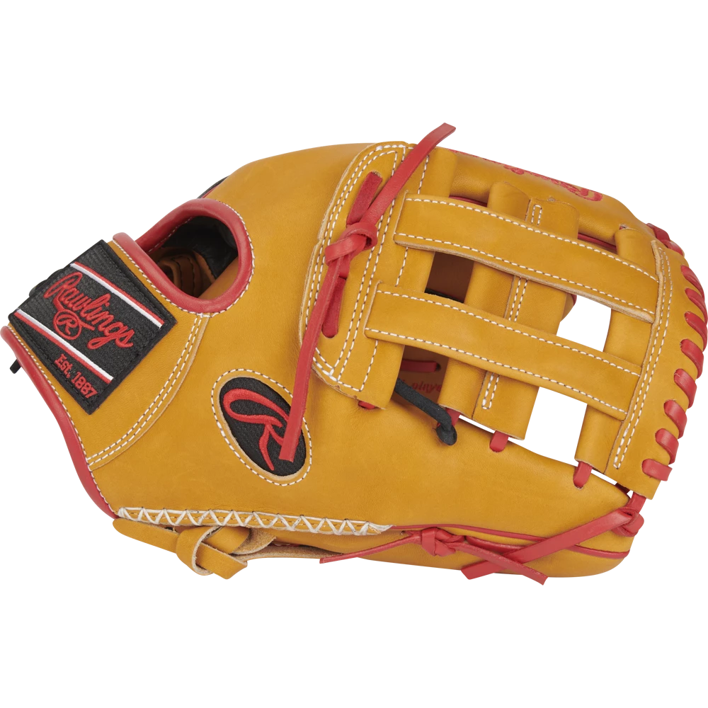 Rawlings Heart Of The Hide ColorSync 7.0 12" Baseball Glove: PRONA28TSS 3 Rawlings Heart Of The Hide ColorSync 7.0 12" Baseball Glove: PRONA28TSS - Image 3