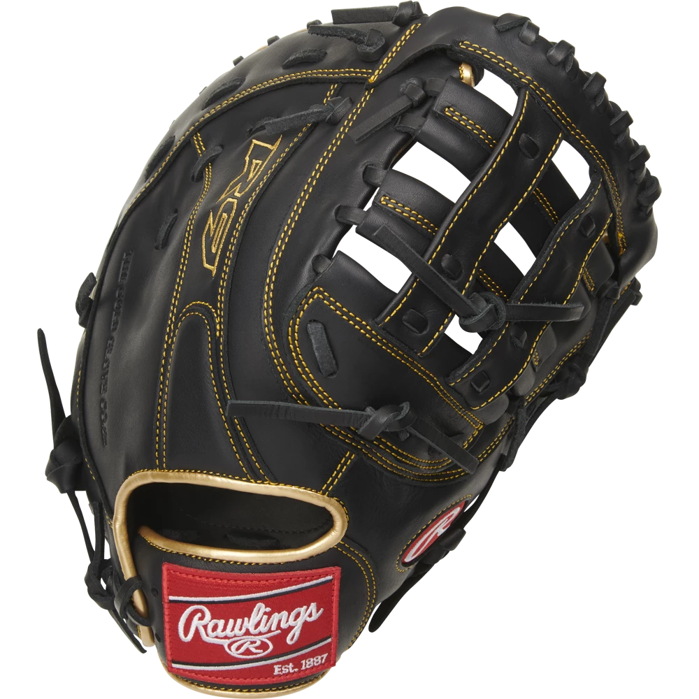 Rawlings R9 12.5" Baseball First Base Mitt: R9FM18BG 1 Rawlings R9 12.5" Baseball First Base Mitt: R9FM18BG