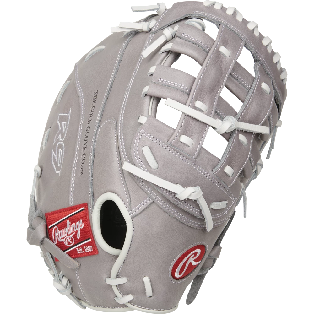 Rawlings R9 12.5" Fastpitch First Base Mitt: R9SBFBM-17G 1 Rawlings R9 12.5" Fastpitch First Base Mitt: R9SBFBM-17G