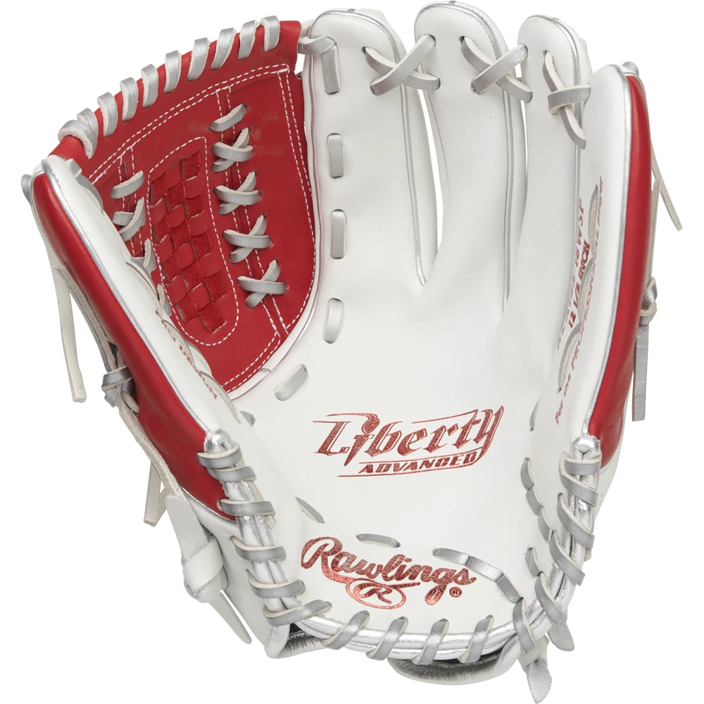 Rawlings Liberty Advanced Color Sync 12.5" Fastpitch Softball Glove: RLA125-18WSP 2 Rawlings Liberty Advanced Color Sync 12.5" Fastpitch Softball Glove: RLA125-18WSP - Image 2
