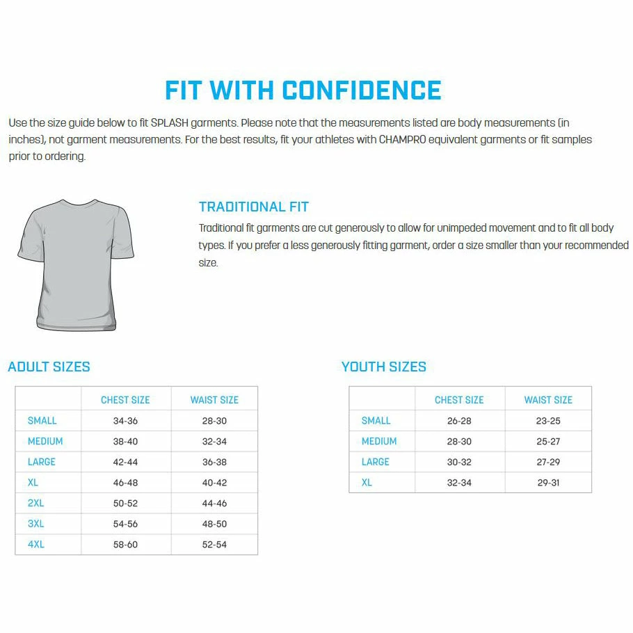 Champro Sports Champro Custom Sublimated Splash Uniforms: SPLASH 14 Champro Sports Champro Custom Sublimated Splash Uniforms: SPLASH - Image 14