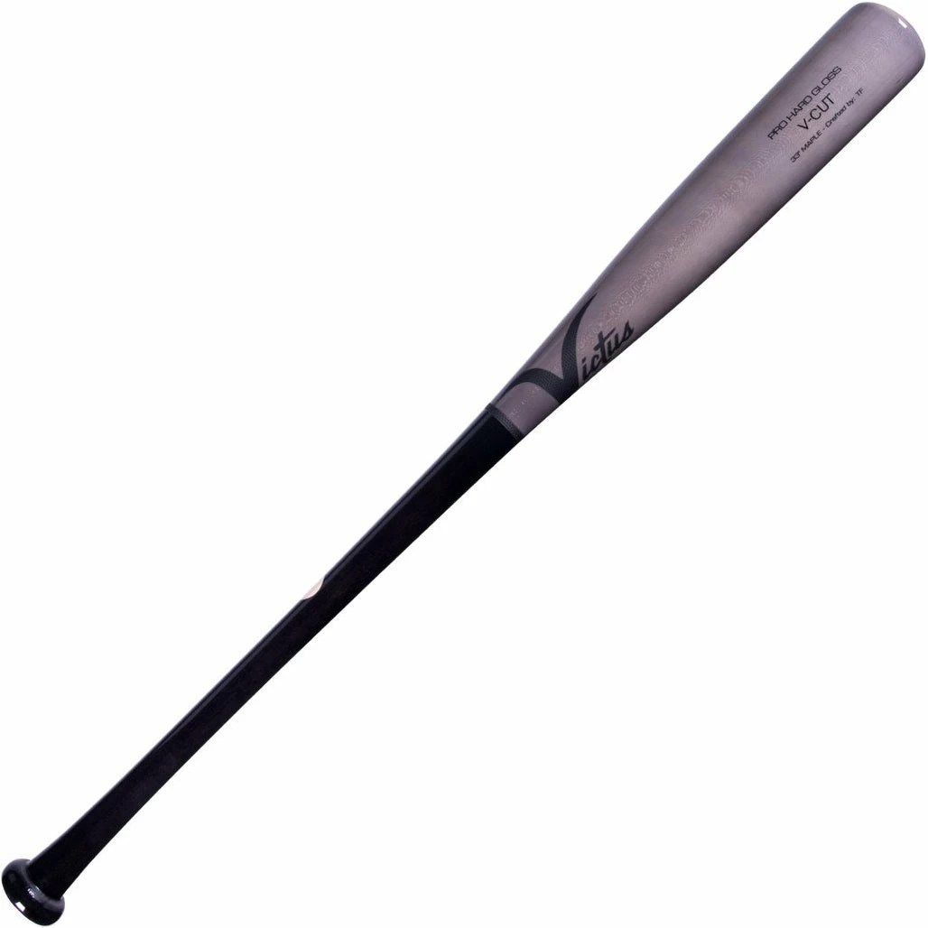 Victus Gloss VCut Maple Wood Bat: VGPC-BK/GY 1 Victus Gloss VCut Maple Wood Bat: VGPC-BK/GY