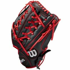 Wilson A700 12" Baseball Glove: WBW10012712 7 Wilson A700 12" Baseball Glove: WBW10012712 -Easton shop WBW100128 2 A700 12 Black Red.png.cq5dam.web .1200.1200