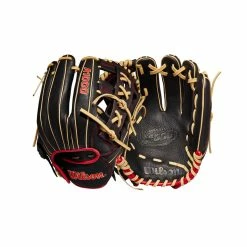 Wilson A1000 1912 12" Baseball Glove: WBW10013612 -Easton shop WBW100136 8 A1000 1912 IF 12 Red Black Blonde.png.cq5dam.web .1200.1200