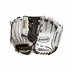 Wilson A1000 IF12 12" Fastpitch Glove: WBW10017912 -Easton shop WBW100179 8 A1000 FP IF 12 White Black.png.cq5dam.web .1200.1200