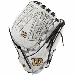 Wilson A1000 V125 12.5" Fastpitch Glove: WBW100182125 -Easton shop WBW100182 2 A1000 FP V125 OF 125 White Black.png.cq5dam.web .1200.1200
