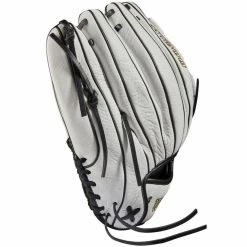 Wilson A1000 V125 12.5" Fastpitch Glove: WBW100182125 -Easton shop WBW100182 3 A1000 FP V125 OF 125 White Black.png.cq5dam.web .1200.1200