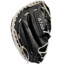 Wilson A700 33" Fastptich Catcher's Mitt: WBW10042733 -Easton shop WBW100427 3 A700 FP CM Mitt 33 Black White.png.cq5dam.web .1200.1200