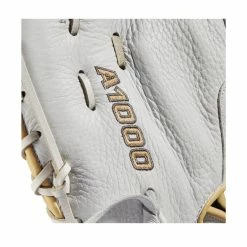 Wilson A1000 1620 12.5" Fastpitch First Base Mitt: WBW100430125 -Easton shop WBW100430 5 A1000 FP 1B 125 White Blonde Grey.png.cq5dam.web .1200.1200