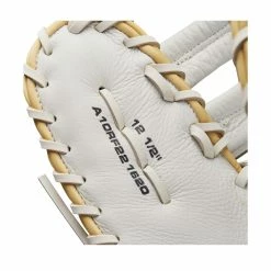 Wilson A1000 1620 12.5" Fastpitch First Base Mitt: WBW100430125 -Easton shop WBW100430 6 A1000 FP 1B 125 White Blonde Grey.png.cq5dam.web .1200.1200