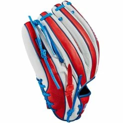 Wilson A1000 1787 11.75" Baseball Glove: WBW1008371175 11 Wilson A1000 1787 11.75" Baseball Glove: WBW1008371175 -Easton shop WBW100837 3 A1000 1787 RWB SMU 1175 WHITE RED ROYAL.png.cq5dam.web .1200.1200