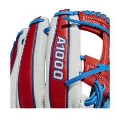 Wilson A1000 1787 11.75" Baseball Glove: WBW1008371175 13 Wilson A1000 1787 11.75" Baseball Glove: WBW1008371175 -Easton shop WBW100837 5 A1000 1787 RWB SMU 1175 WHITE RED ROYAL.png.cq5dam.web .1200.1200