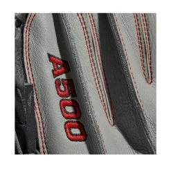 Wilson A500 32" Baseball Catcher's Mitt: WBW10090732 -Easton shop WBW100907 5 A500 BB 32 Boys Black Grey Red.png.cq5dam.web .1200.1200