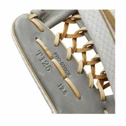 Wilson A2000 T125SS 12.5" SuperSkin Fastpitch Glove: WBW100993125 14 Wilson A2000 T125SS 12.5" SuperSkin Fastpitch Glove: WBW100993125 -Easton shop WBW100993 6 A2000FP T125SS 125 WhiteSnakeSS GreySnakeSS Grey Blonde.png.cq5dam.web .1200.1200