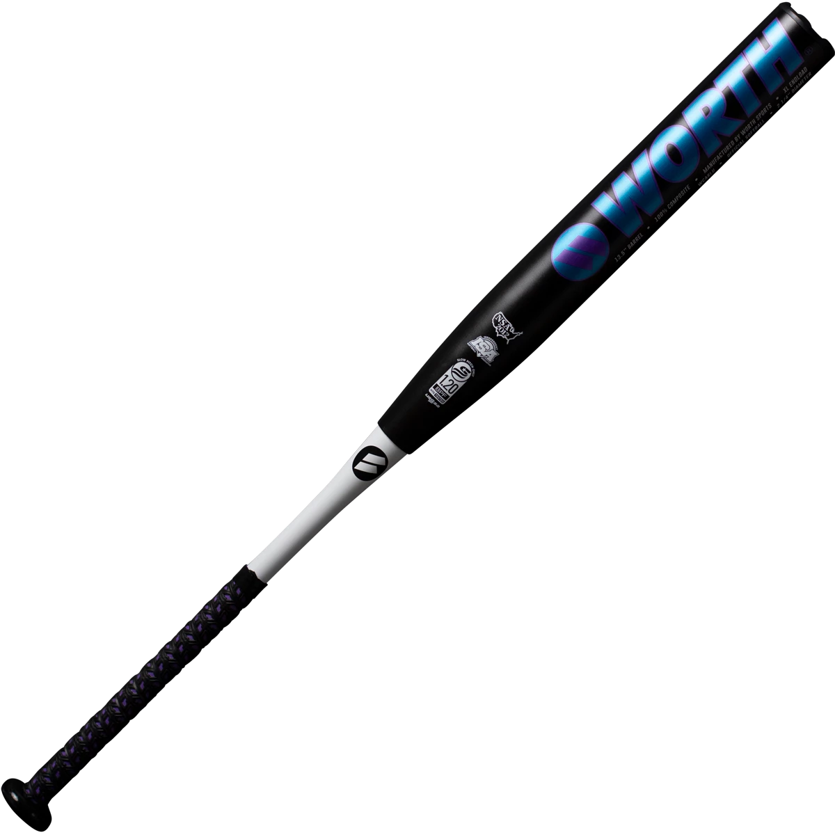 2021 Worth Carl Rose Powercell 13.5" XL Endloaded NSA / USSSA Slowpitch Softball Bat: WCARLU 2 2021 Worth Carl Rose Powercell 13.5" XL Endloaded NSA / USSSA Slowpitch Softball Bat: WCARLU - Image 2