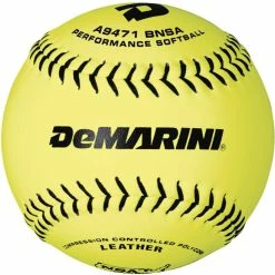 DeMarini NSA ICON 12" 44/400 Leather Slowpitch Softballs: WTA9471BNSA