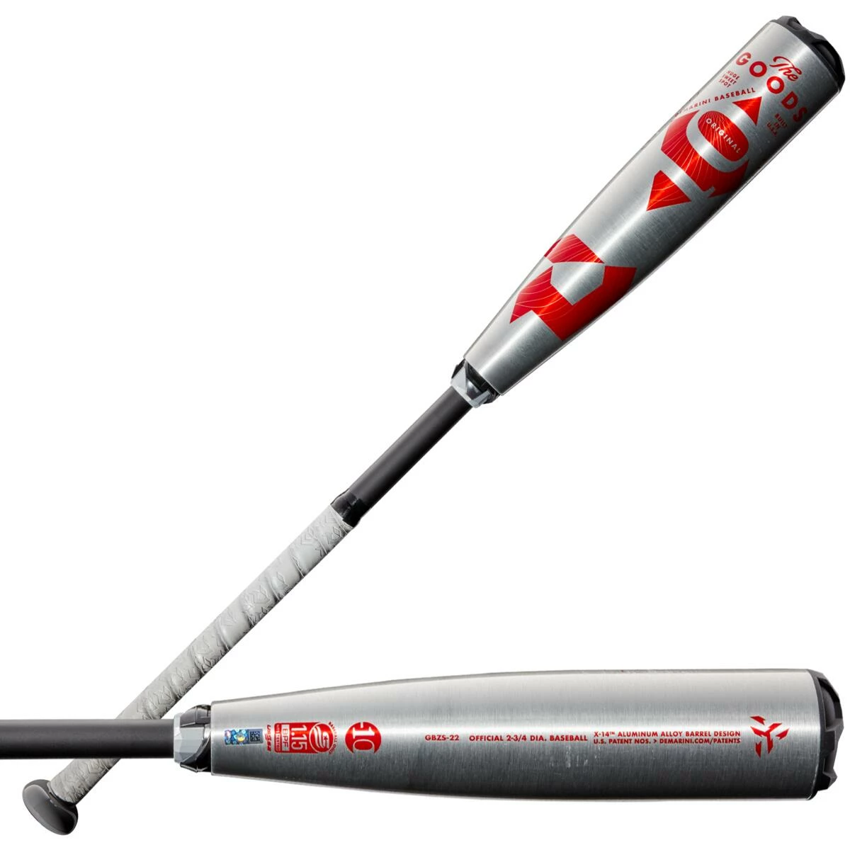 2022 DeMarini The Goods -10 (2 3/4") USSSA Baseball Bat: WTDXGBZ22 6 2022 DeMarini The Goods -10 (2 3/4") USSSA Baseball Bat: WTDXGBZ22 - Image 6