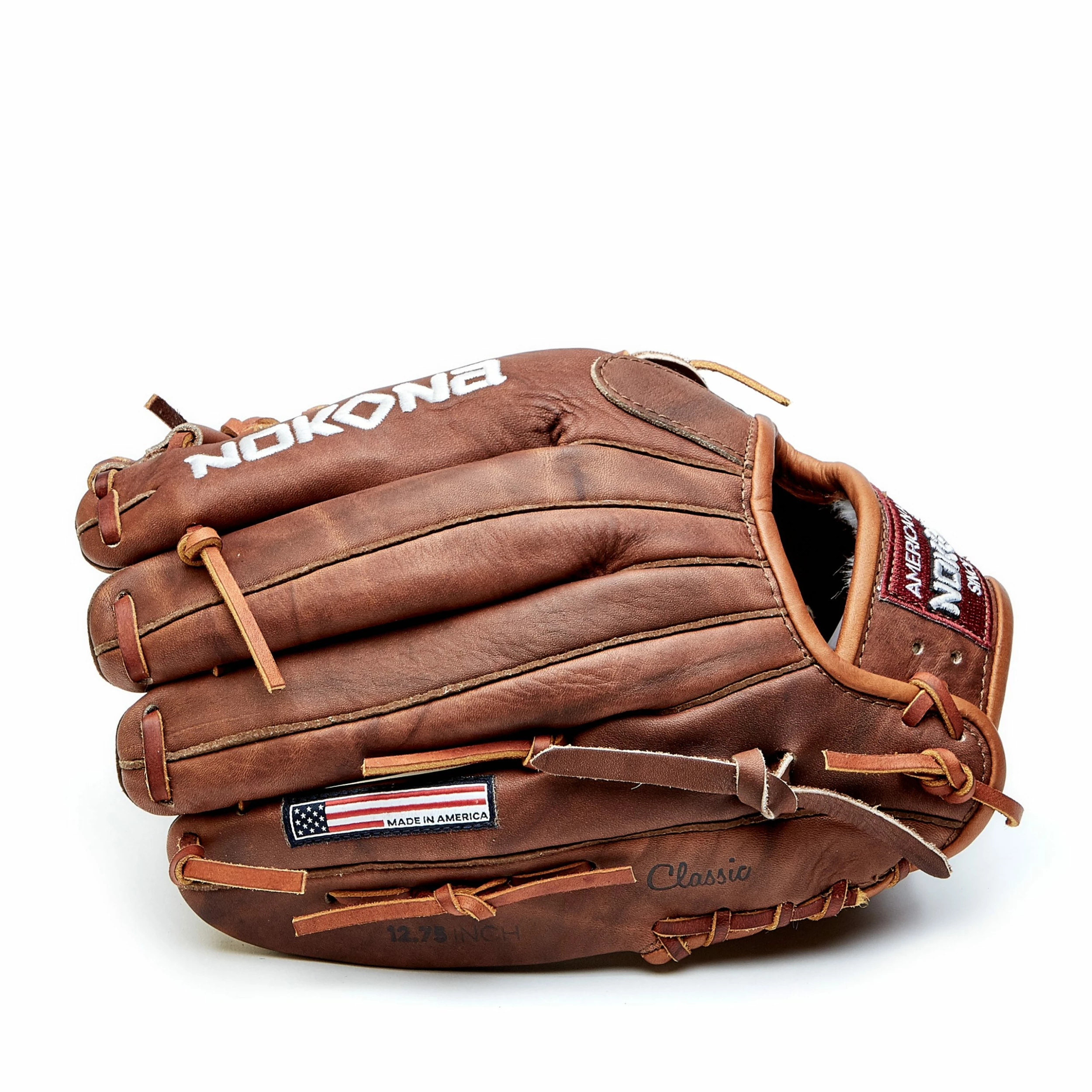 Nokona Walnut 12.75" Baseball Glove: W-1275 4 Nokona Walnut 12.75" Baseball Glove: W-1275 - Image 4