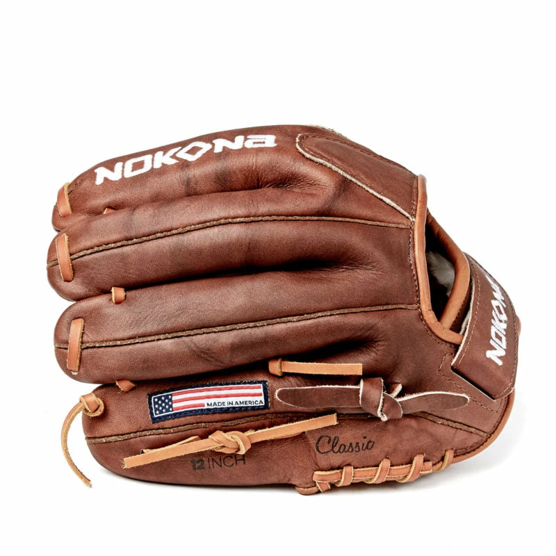 Nokona Walnut 12" Fastpitch Glove: W-V1200 4 Nokona Walnut 12" Fastpitch Glove: W-V1200 - Image 4