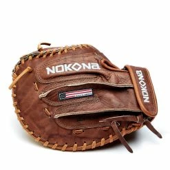Nokona Walnut 32.5" Fastpitch Catcher's Mitt: W-V3250 -Easton shop W V3250C nokona catcher Mitt 2