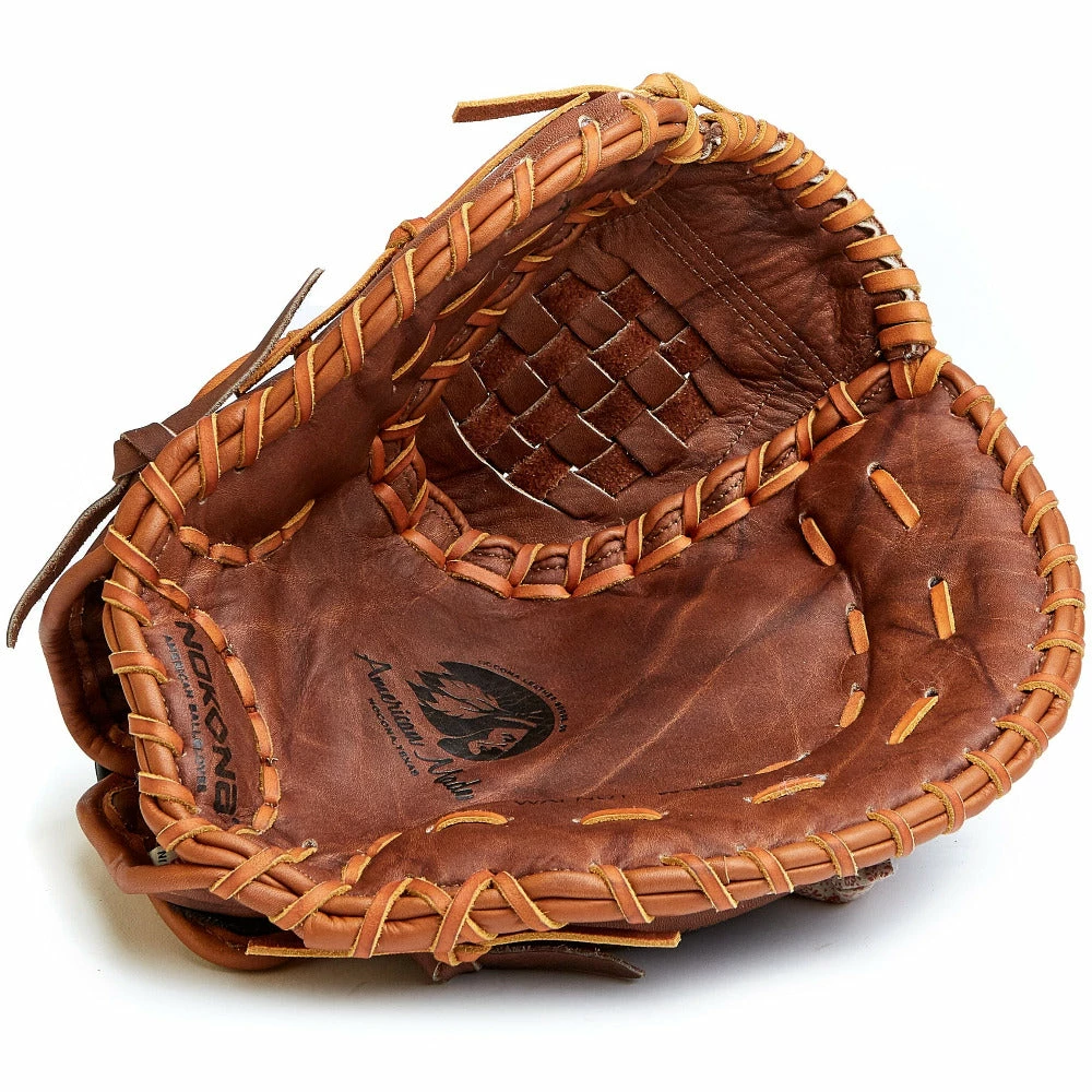 Nokona Walnut Classic 14" Softball First Base Mitt: W-N80 2 Nokona Walnut Classic 14" Softball First Base Mitt: W-N80 - Image 2