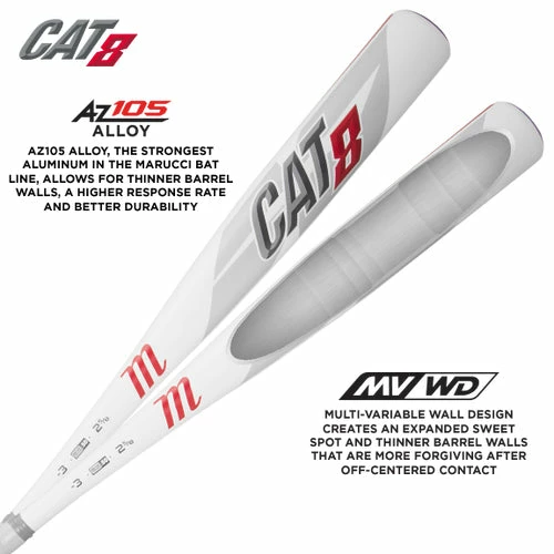 2019 Marucci CAT8 -8 (2 3/4") USSSA Baseball Bat: MSBC88 4 2019 Marucci CAT8 -8 (2 3/4") USSSA Baseball Bat: MSBC88 - Image 4