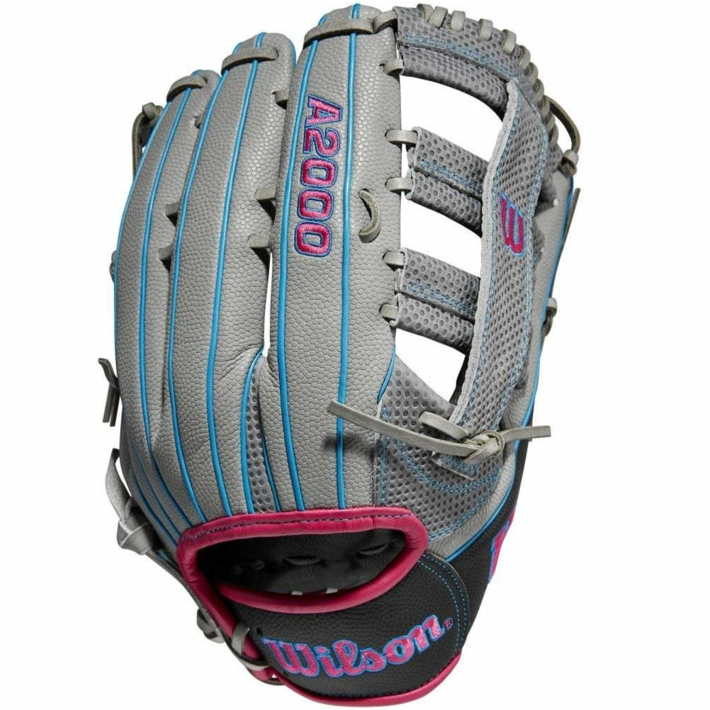 Wilson A2000 SCSP13SS 13" SuperSkin Slowpitch Glove: WBW10040213 1 Wilson A2000 SCSP13SS 13" SuperSkin Slowpitch Glove: WBW10040213