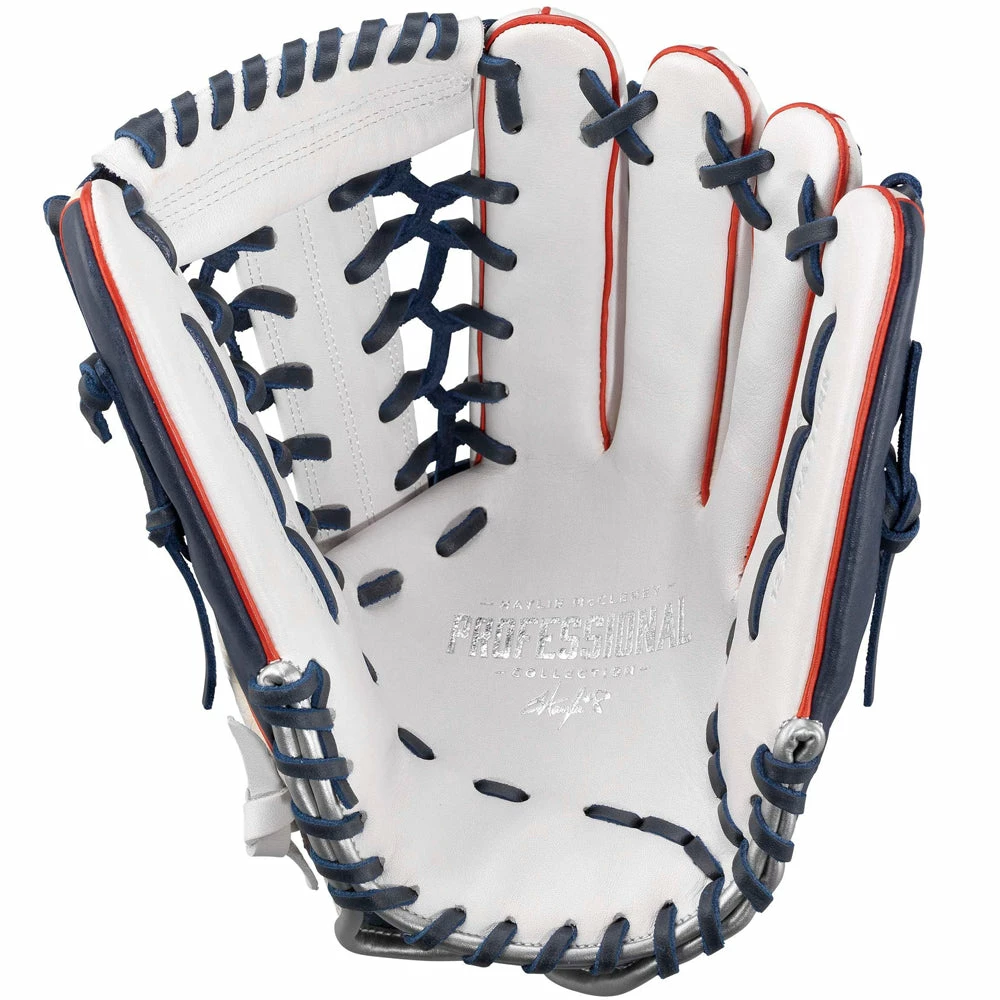 Easton Haylie McCleney Professional Collection Signature Series 12.75" Fastpitch Softball Glove: HM8136 2 Easton Haylie McCleney Professional Collection Signature Series 12.75" Fastpitch Softball Glove: HM8136 - Image 2