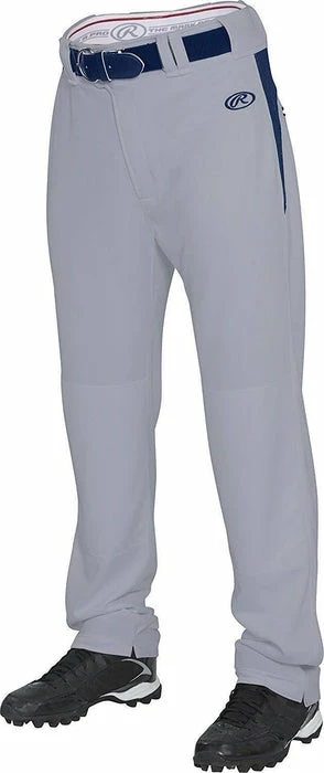 Rawlings Adult Semi-Relaxed V-Notch Plated Baseball Pants: BPVP2 6 Rawlings Adult Semi-Relaxed V-Notch Plated Baseball Pants: BPVP2 - Image 6